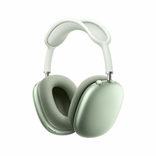 Green over-ear wireless headphones with cushioned ear pads.