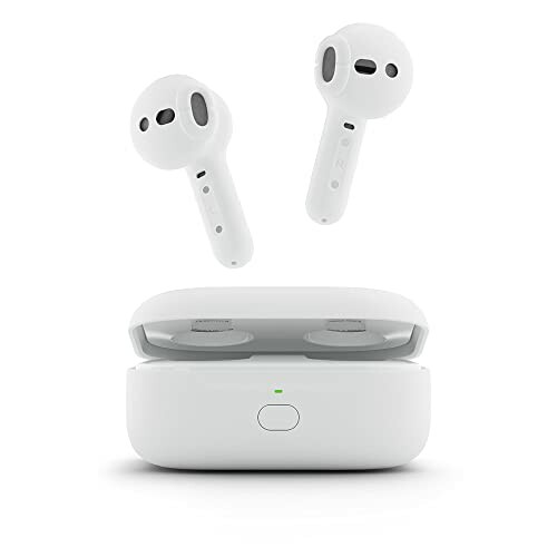 Wireless earbuds and charging case