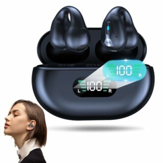 2024 Open Wireless Ear Clip Bone Conduction Earbuds